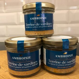 Terrine de sardine Bio aux épices & piment d'Espelette, Ambroisie