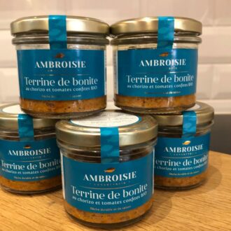 Terrine de bonite chorizo & tomates confites Bio, Maison Ambroisie