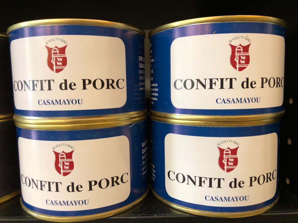Confit de longe de porc, Maison Casamayou & fils