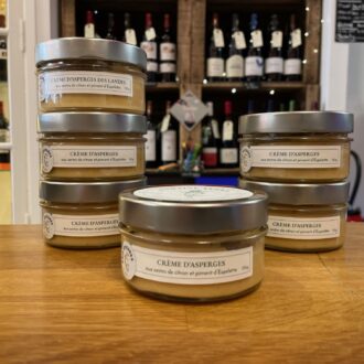 Crème de pointes d'asperges aux zestes de citron et piment d'Espelette, Domaine Terra