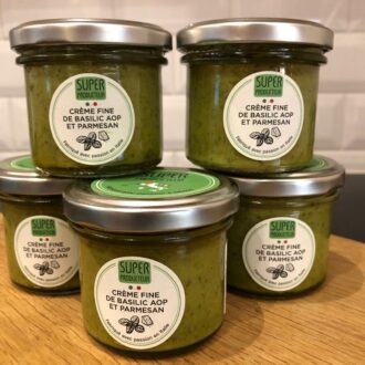 Crème fine de basilic AOP et parmesan, Superproducteur