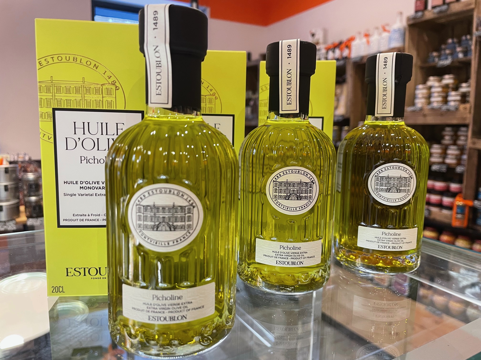 Huile d’olive monovariétale Picholine, Château d’Estoublon