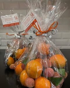 Corbeille de fruits de Noël