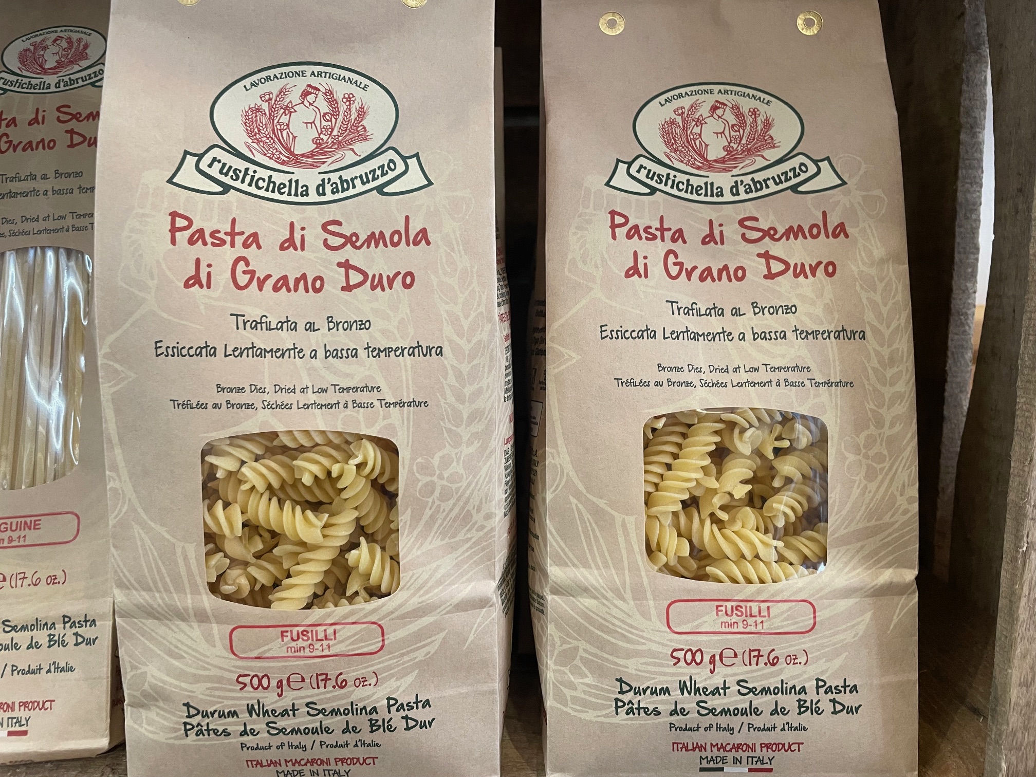 Pates italiennes artisanales, Fusilli