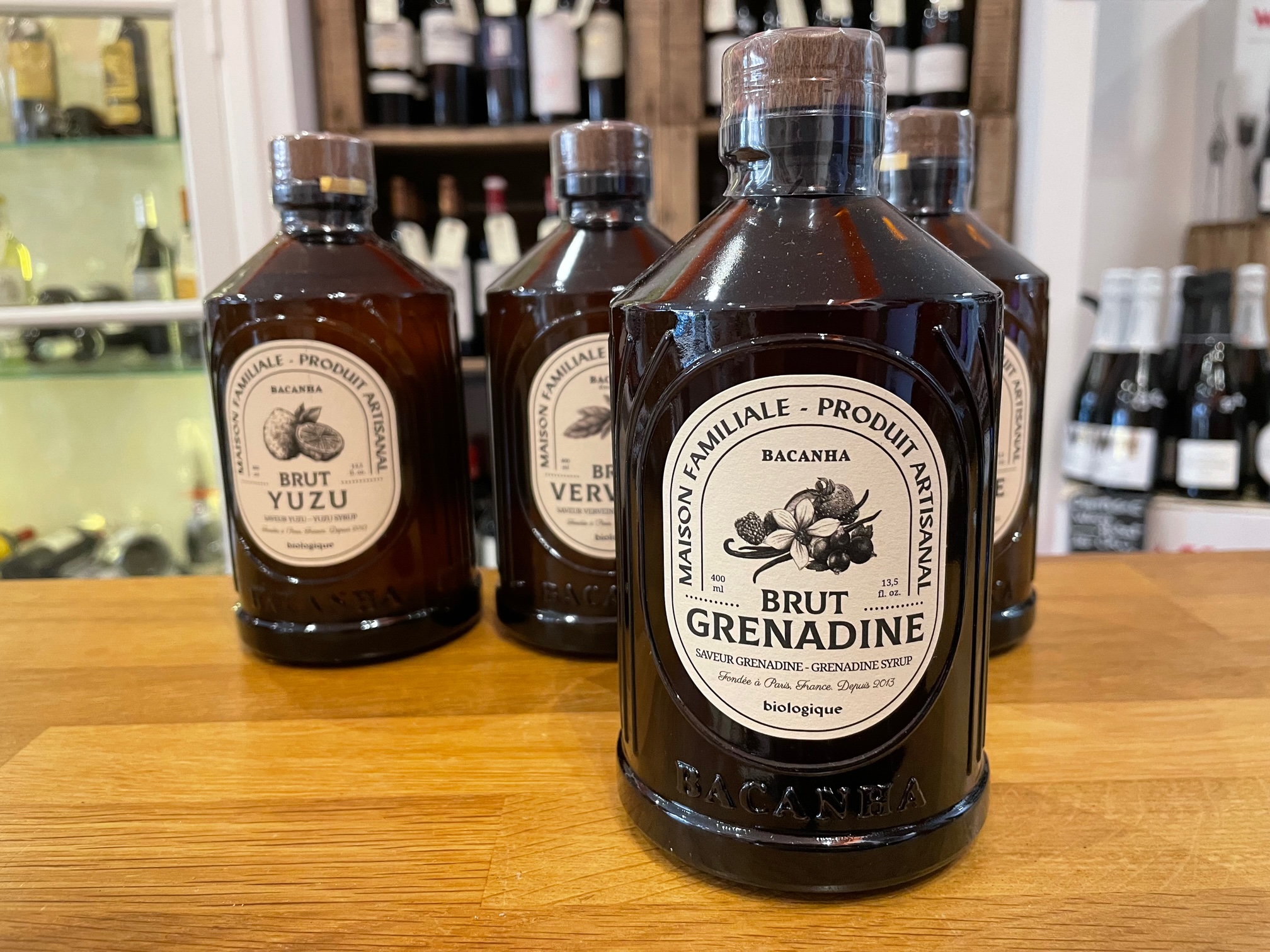 Sirop artisanal Grenadine Bio, Bacanha