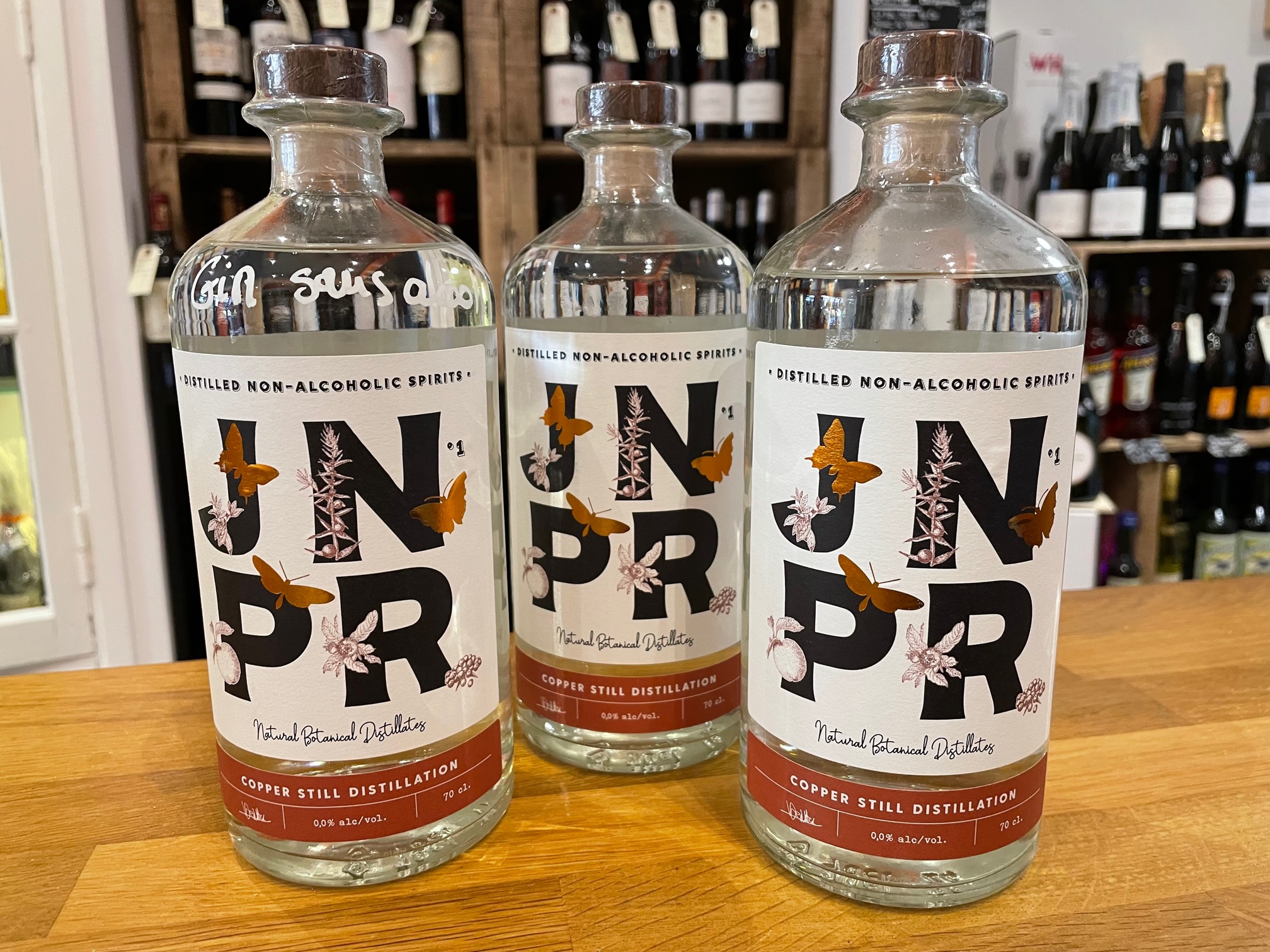 Spiritueux sans sucre ni alcool, JNPR