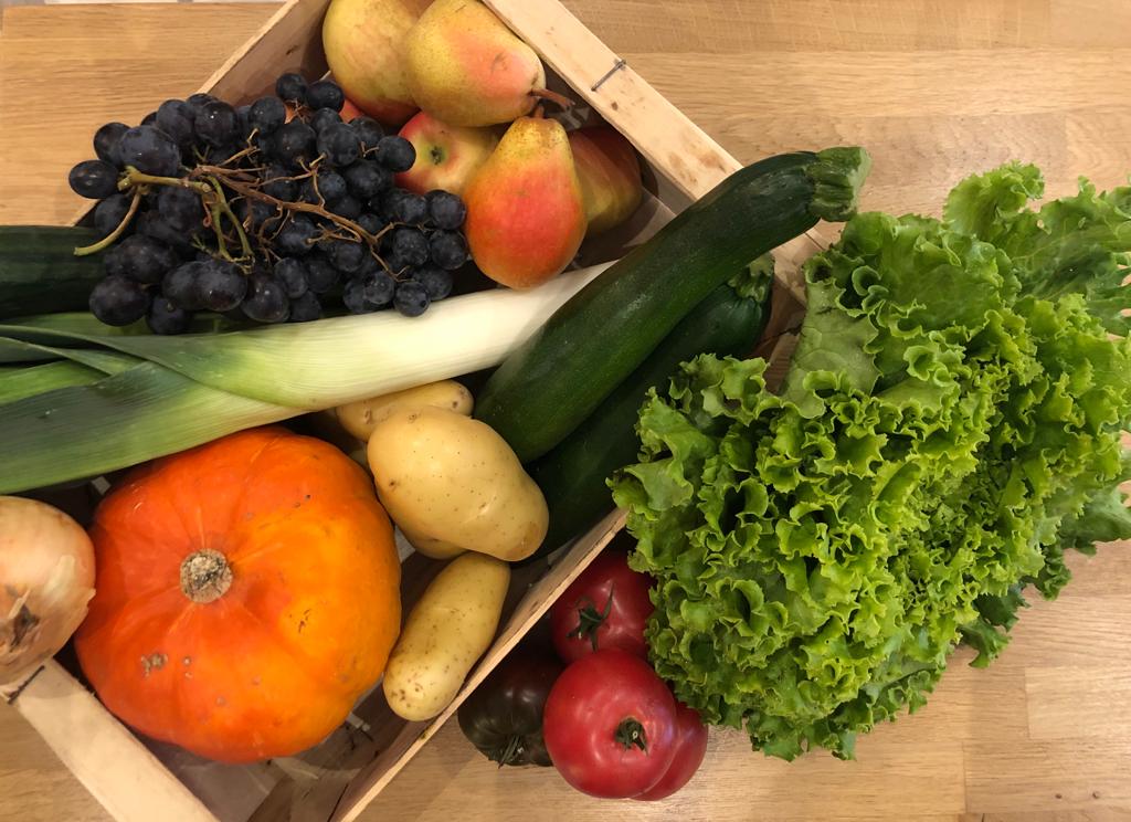 Petit panier de fruits & légumes de saison