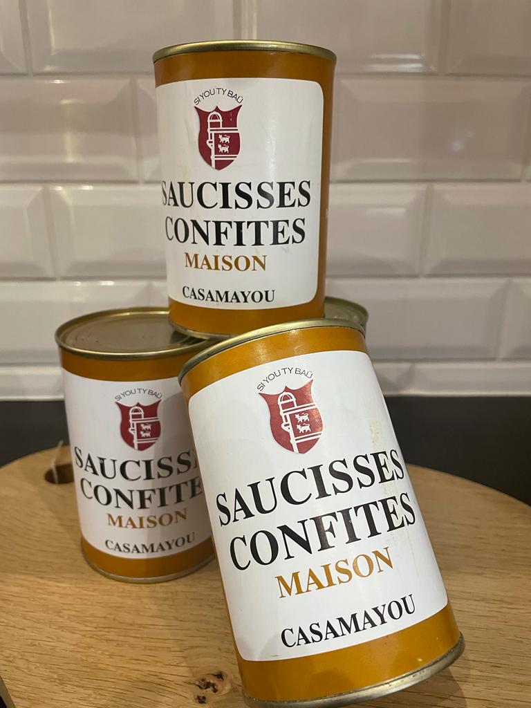 Saucisses confites, Maison Casamayou & fils