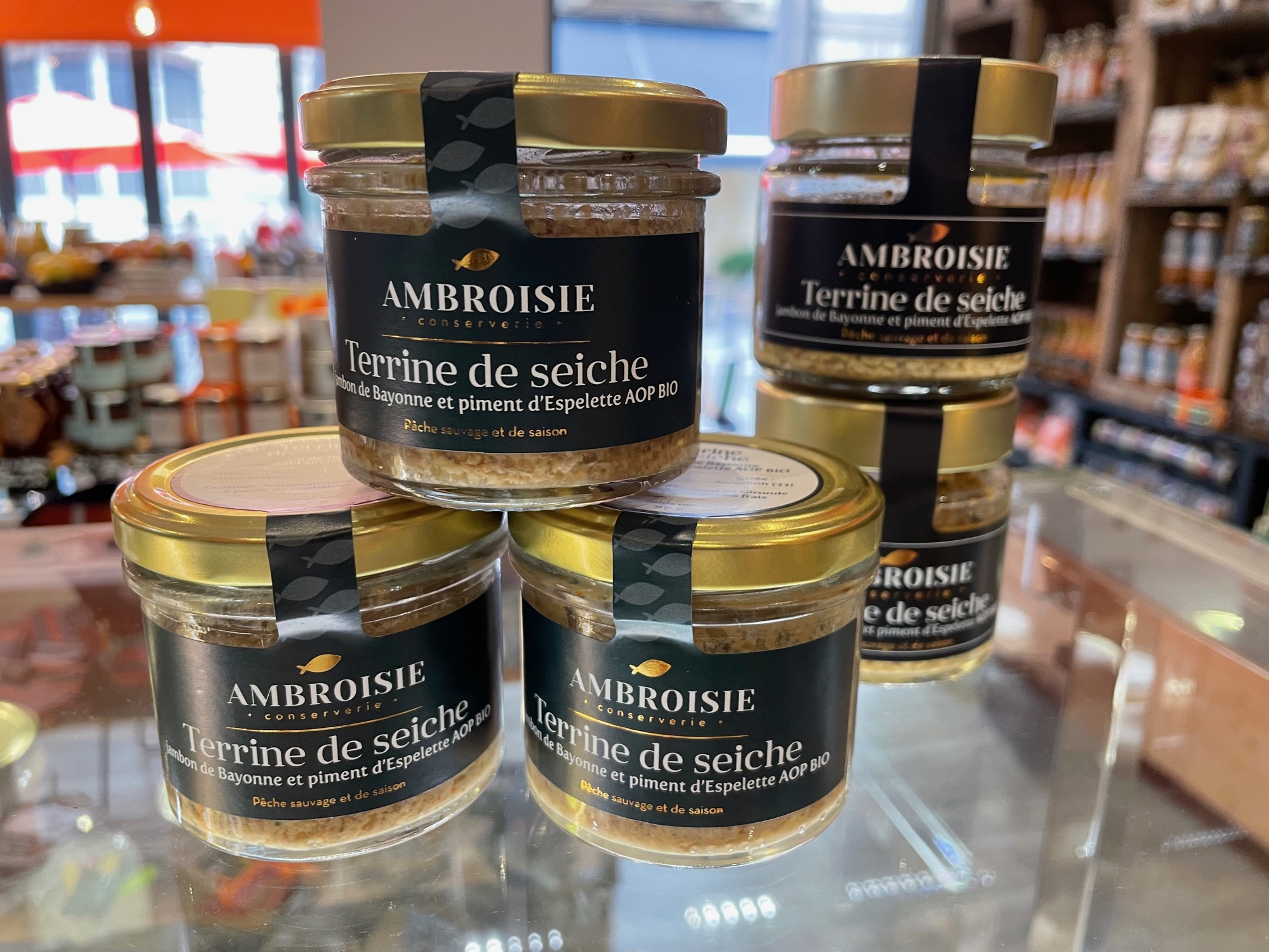 terrine de seiches de Lège Cap Ferret