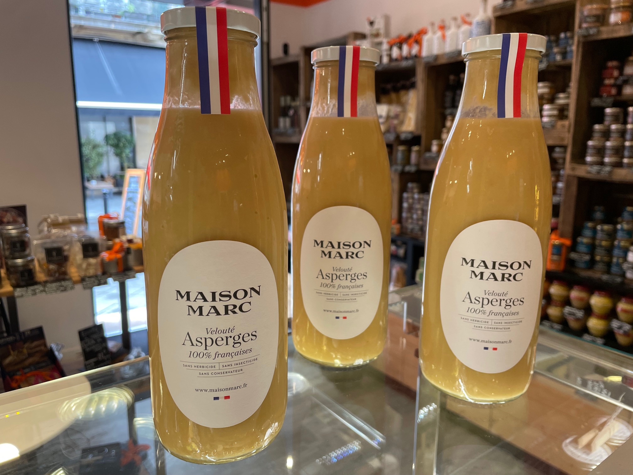 velouté d'asperges maison Marc