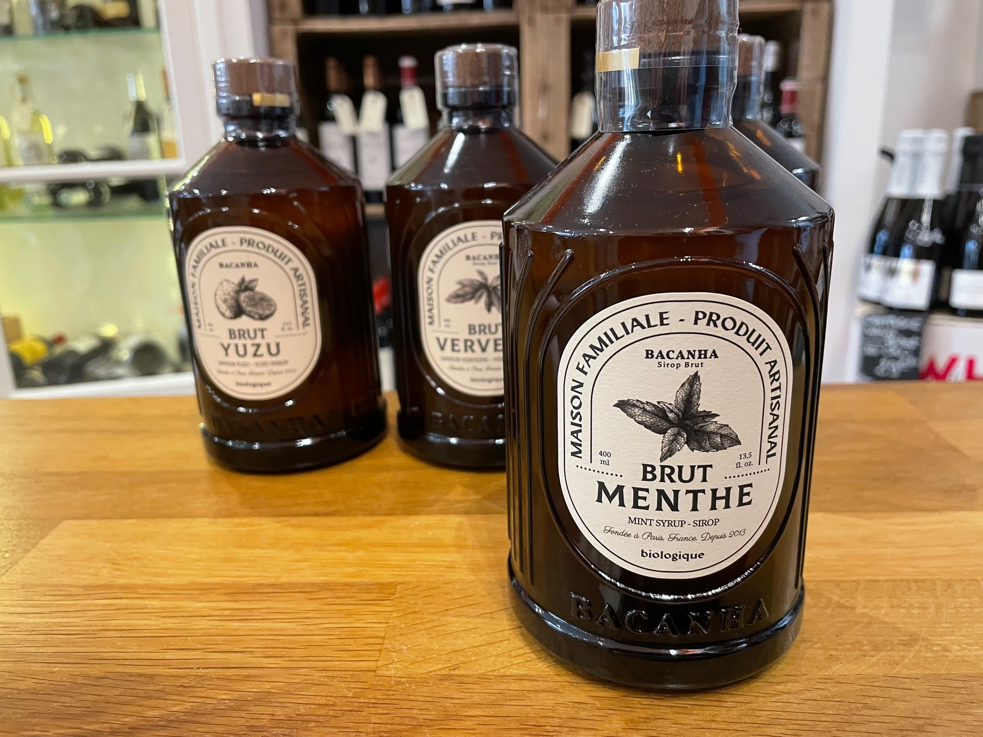 Sirop artisanal Menthe Bio, Bacanha