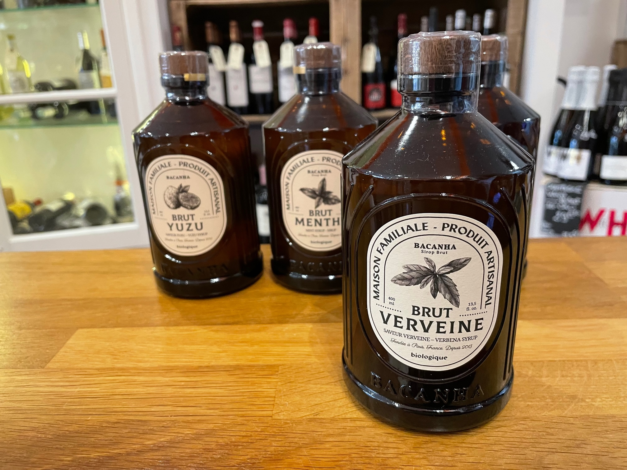 Sirop artisanal Verveine Bio, Bacanha