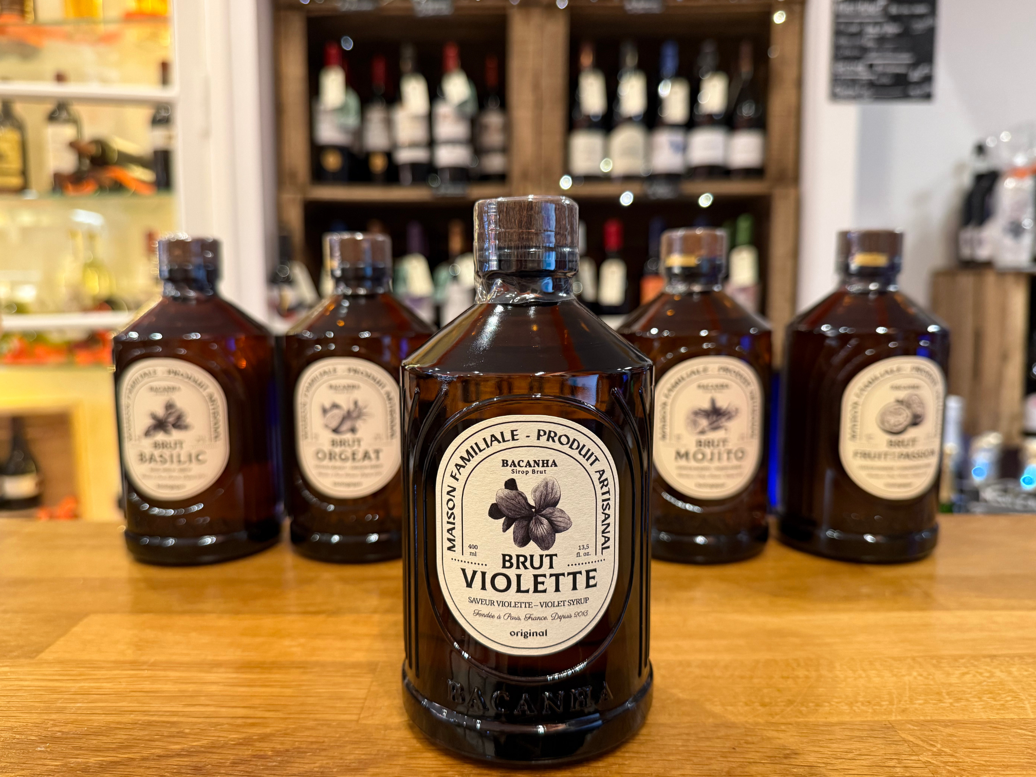 Sirop artisanal Violette , Bacanha