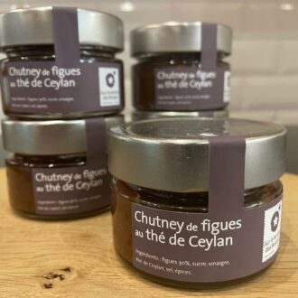 Chutney de figues au thé de Ceylan