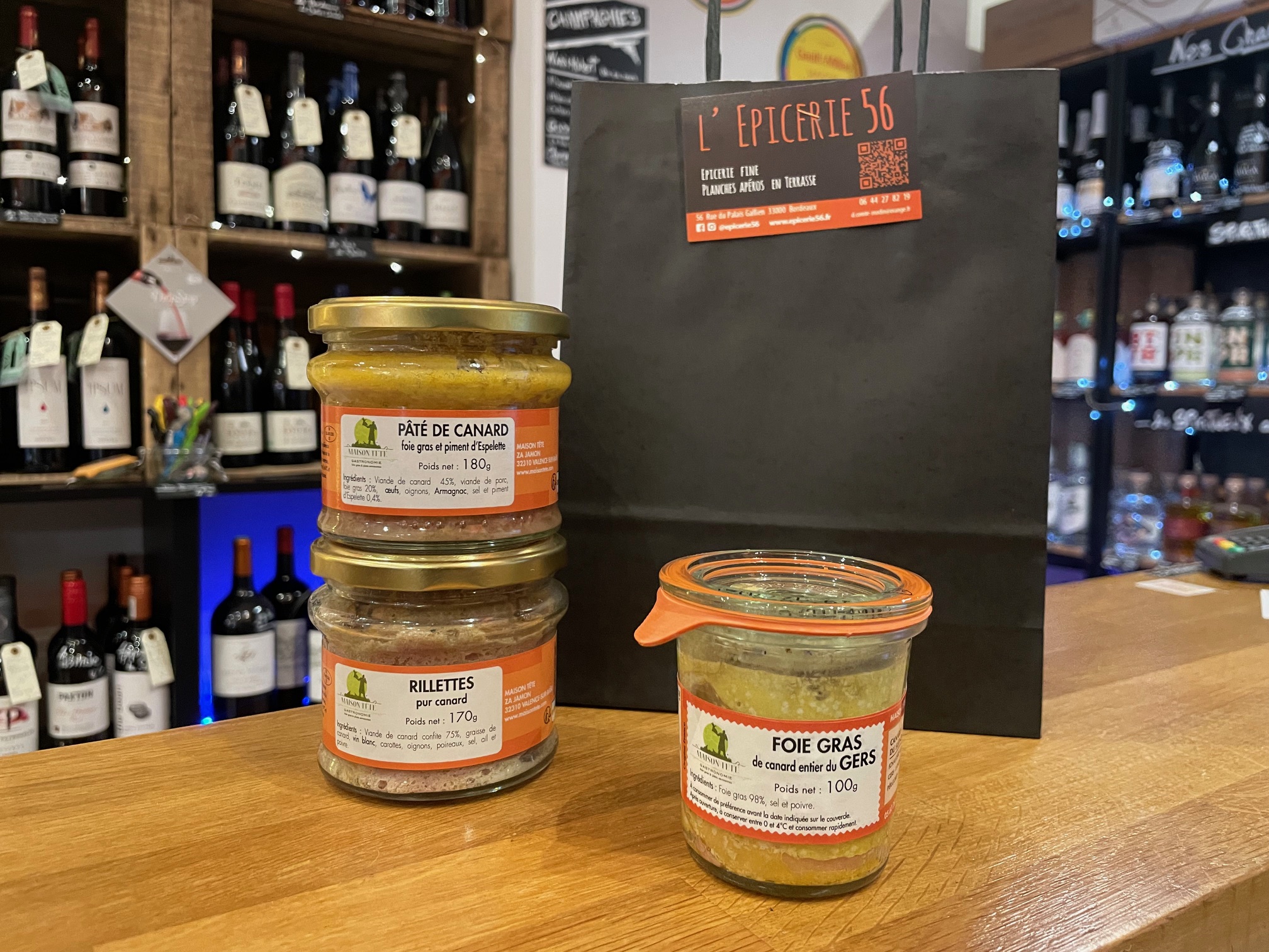 Coffret Canard gras & foie gras, Maison Tête