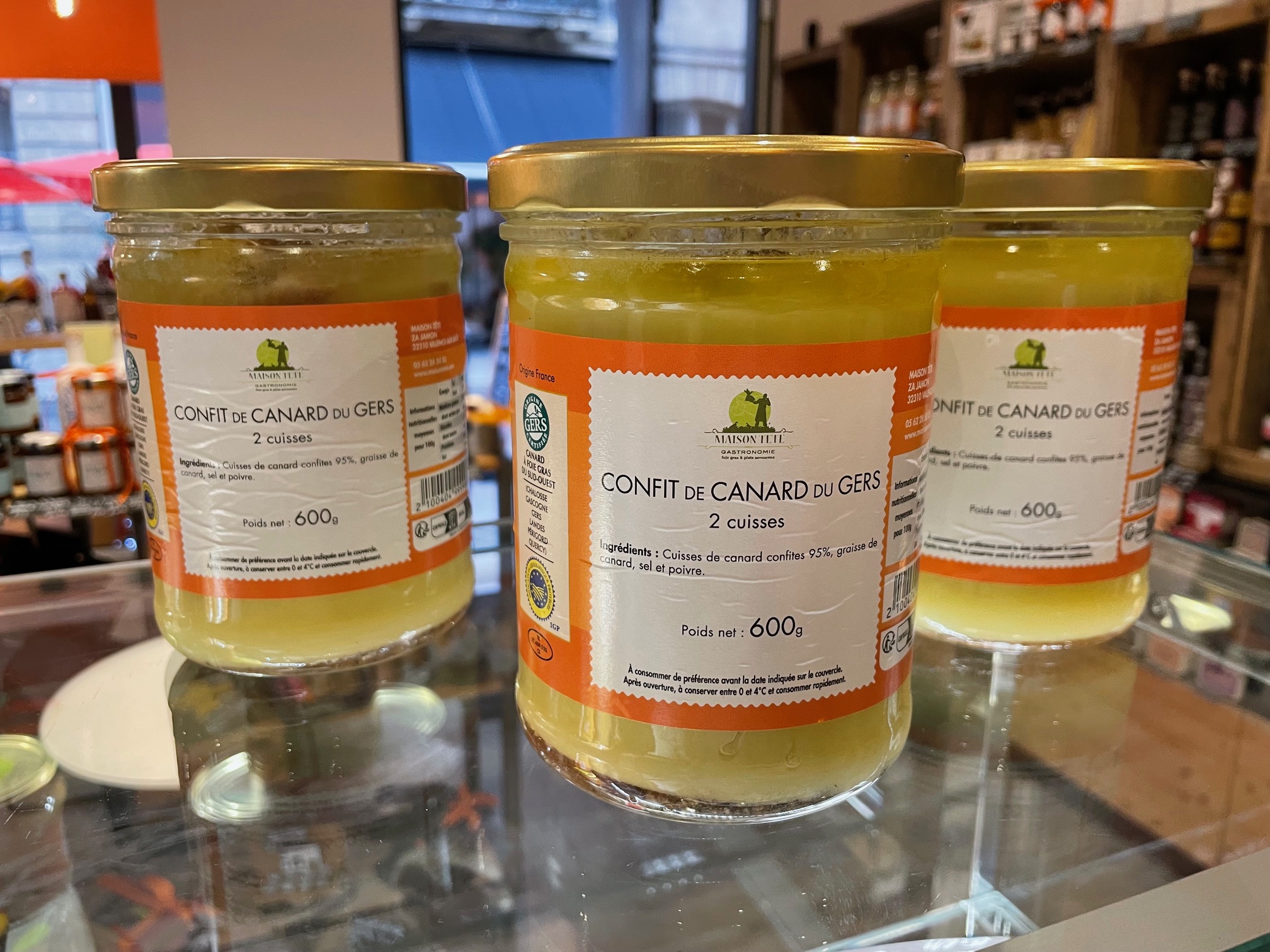 Confit de Cuisses de Canard Gras, Maison Tête