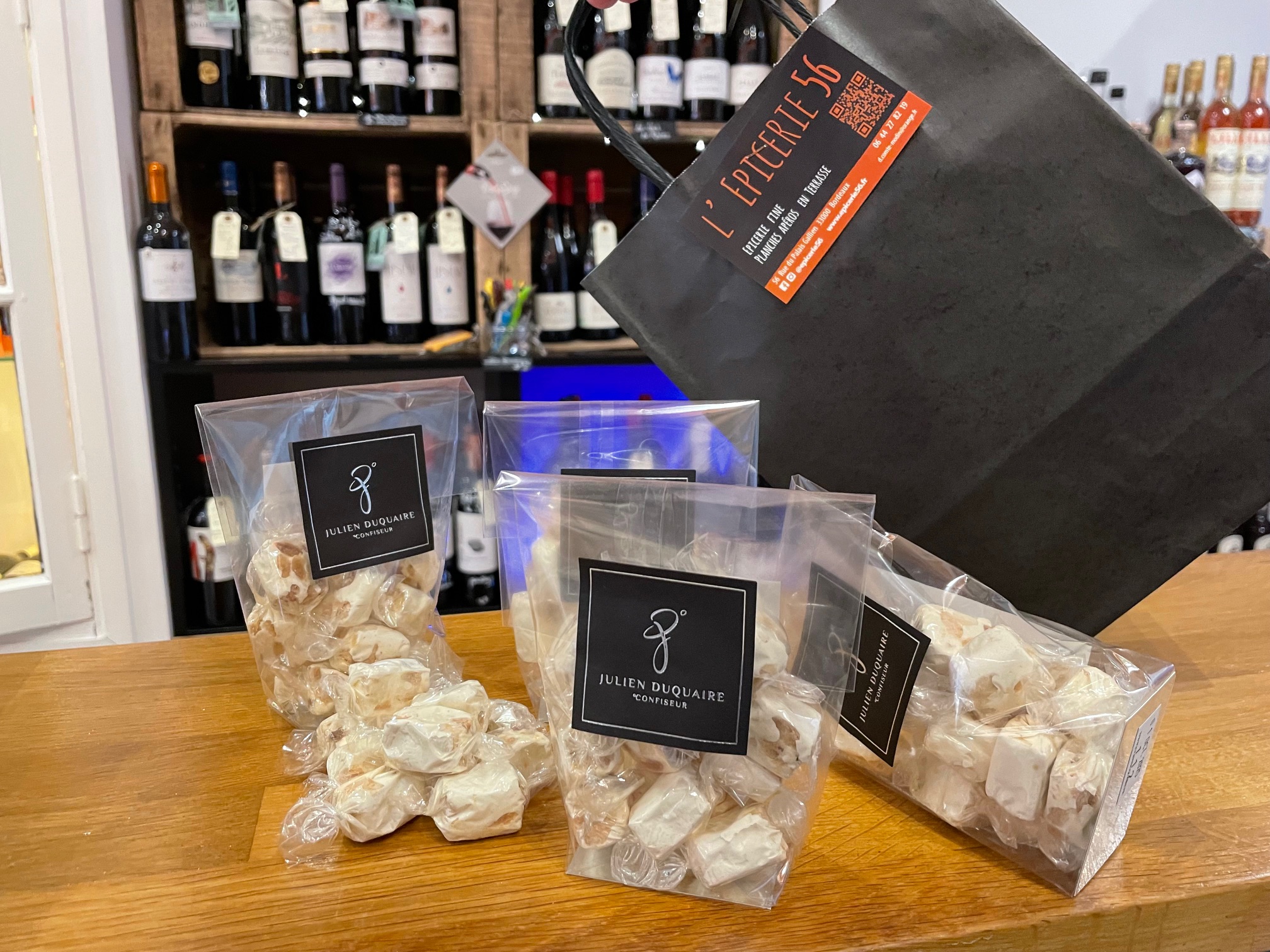 Sachet de nougats fondants Julien Duquaire, Quinsac