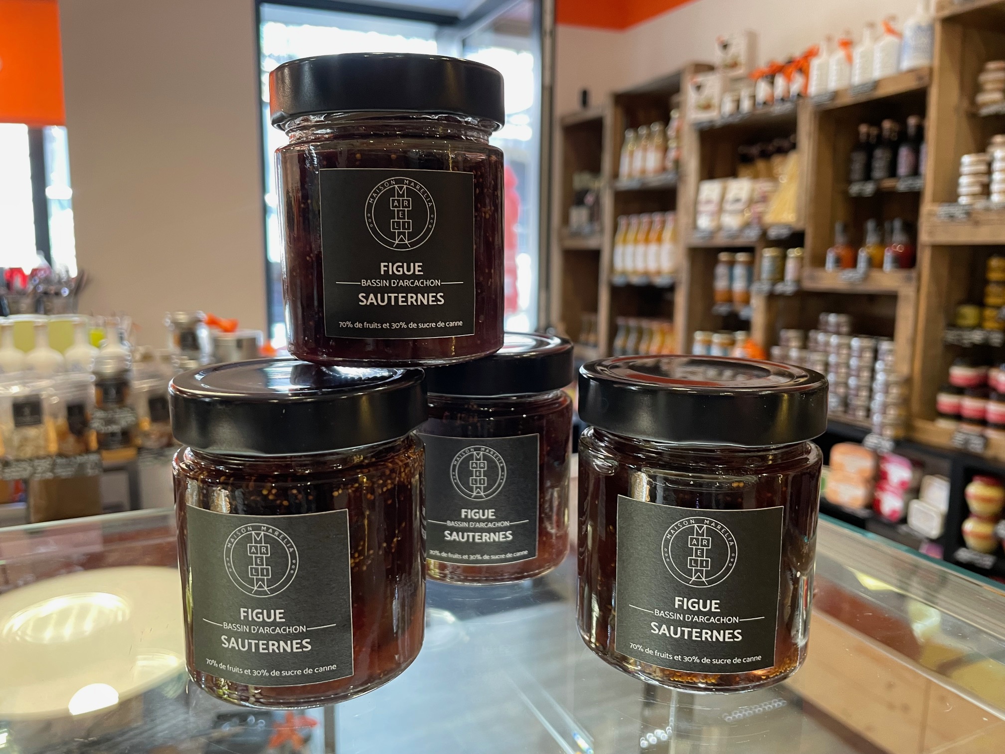 Confiture Figues & Sauternes, Maison Marélia