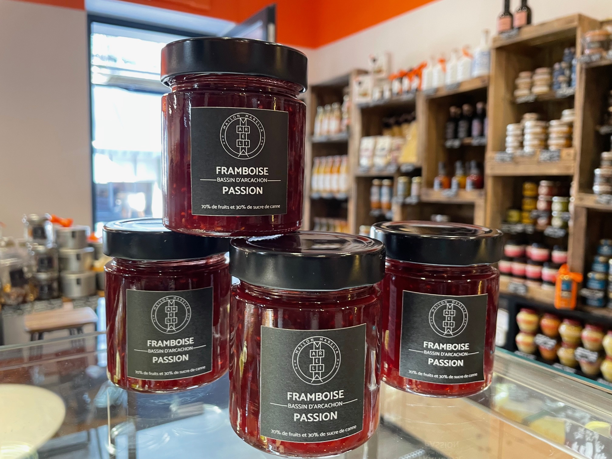Confiture Framboises & Passion, Maison Marélia