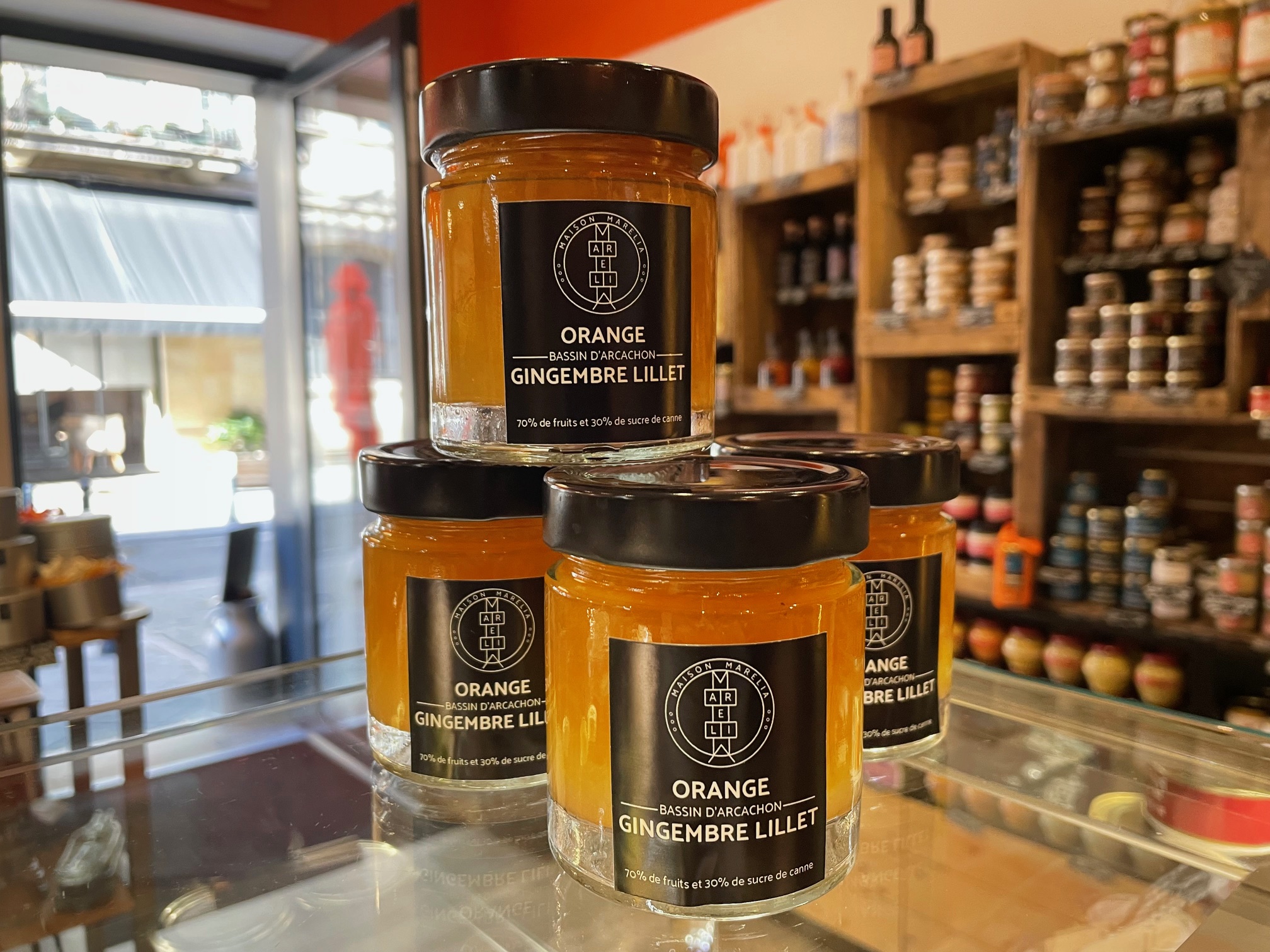 Confiture Oranges Gingembre & Lillet, Maison Marélia