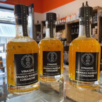 vinaigre-ananas-mangue-coriandre-maison-marelia