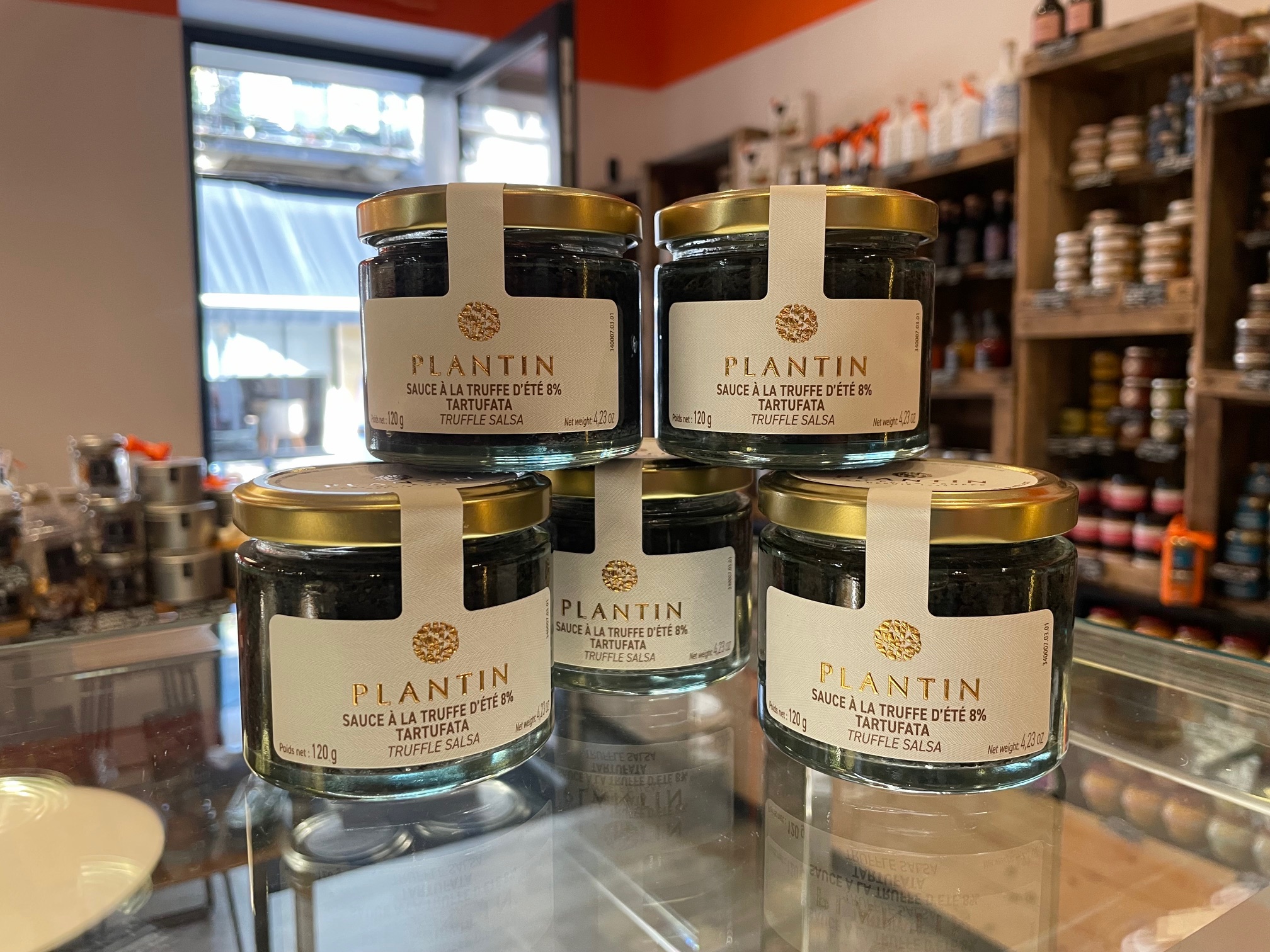 Sauce à la truffe d'été aromatisée, Maison Plantin trufficulteur